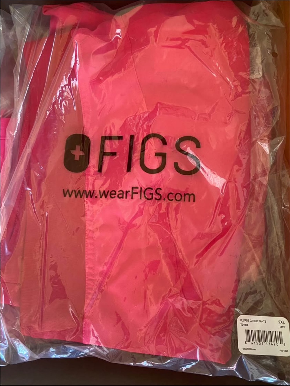 Figs Scrubs SUPER SET (2 tops + Pants) Shocking Pink, NEW W/ TAGS, ALL Size 2XL - Picture 10 of 11